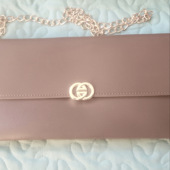 Source Unknown - Rose Gold Cross body Purse, 9x5x1 - Picture 2 of 3